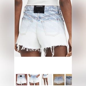 Alexander Wang Ombre Denim Shorts